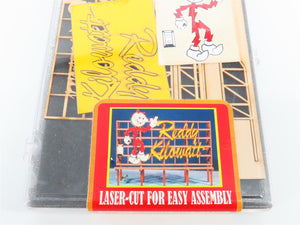 HO-O Scale Bar Mills Laser-Cut Kit #91102 Reddy Kilowatt Billboard