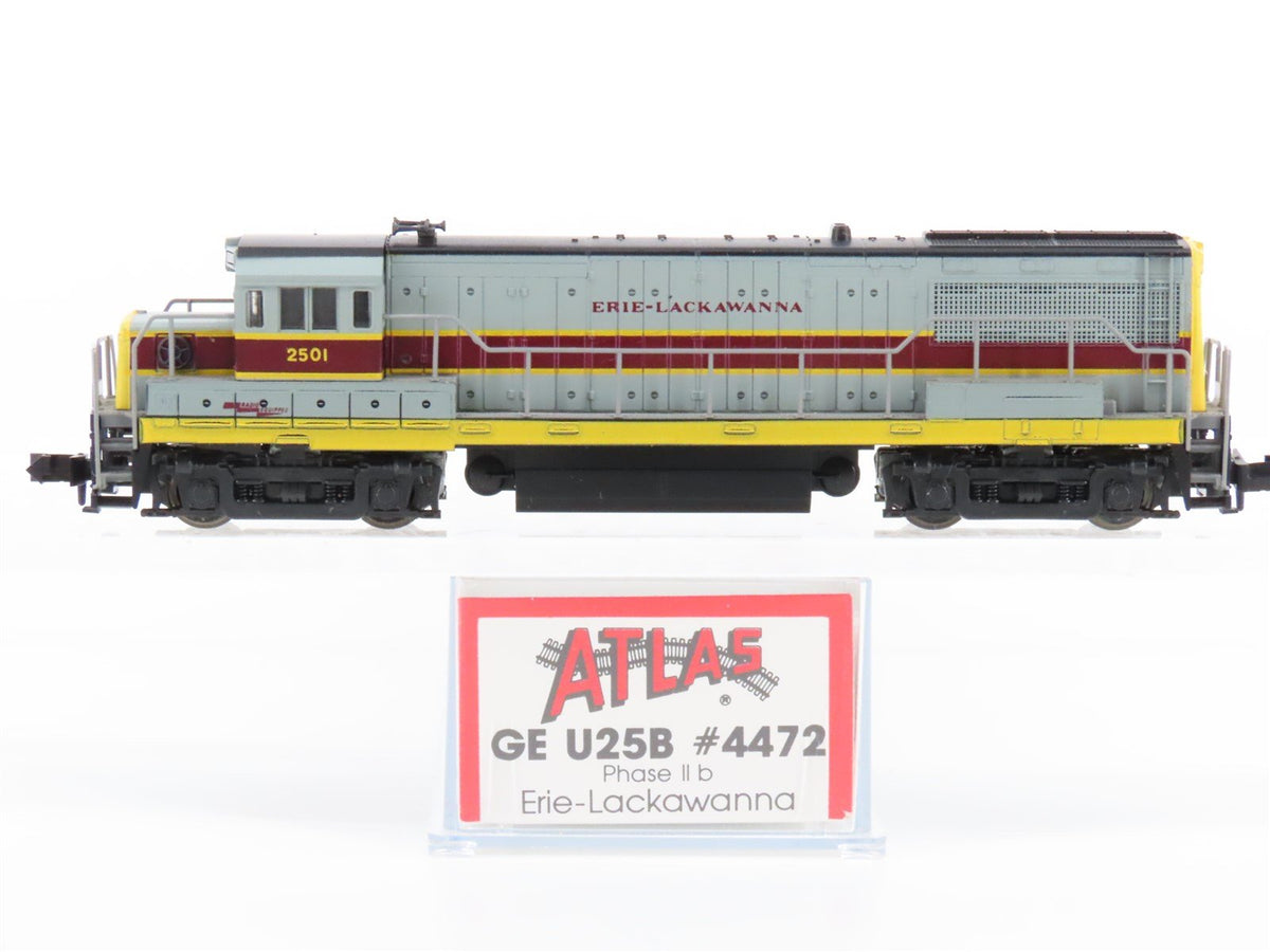 N Scale Atlas / KATO 4472 EL Erie Lackawanna GE U25B Ph. 2b Diesel #2501