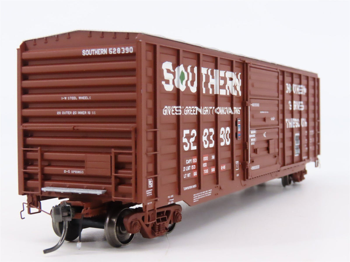 HO Scale ExactRail EPS-90307-10 SOU Southern Railway Waffle Side Box Car #528390