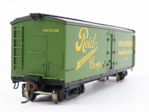 HO Scale Athearn ATH84713 RICX Reid Ice Cream 40' Wood Milk Car #102