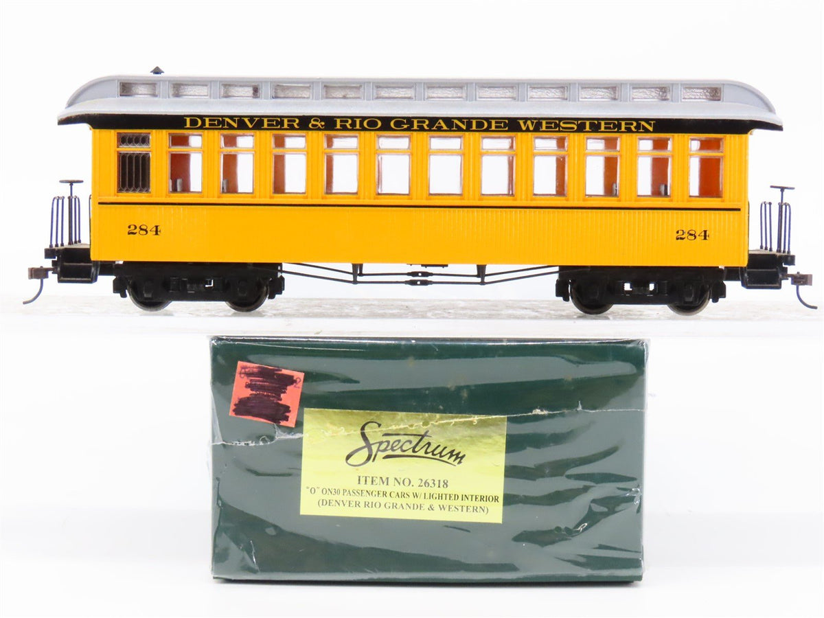 On30 Scale Bachmann Spectrum 26318 D&amp;RGW Rio Grande Western Coach Passenger #284