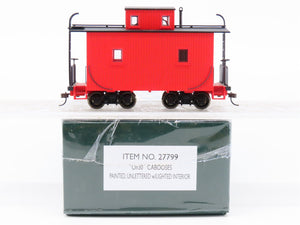 On30 Scale Bachmann Spectrum 27799 Unlettered Caboose w/ Lighted Interior