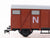 O Scale 2-Rail Lima 6751 NE North Eastern Railway Closed Wagon Box Car #167349