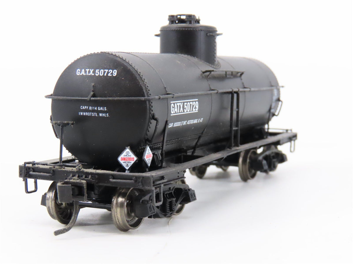 HO Scale PROTO 2000 GATX 8,000 Gallon Single Dome Tank Car #50729