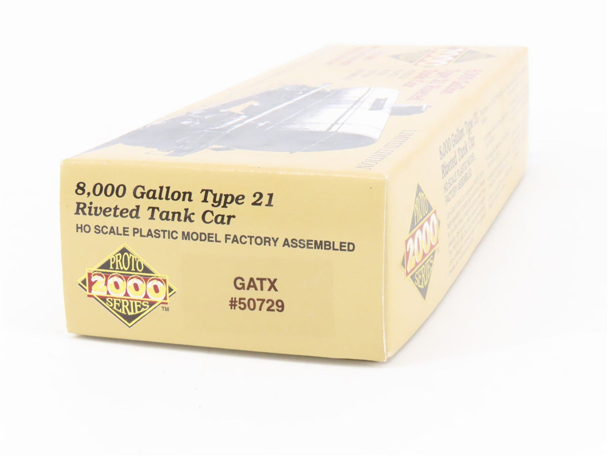 HO Scale PROTO 2000 GATX 8,000 Gallon Single Dome Tank Car #50729