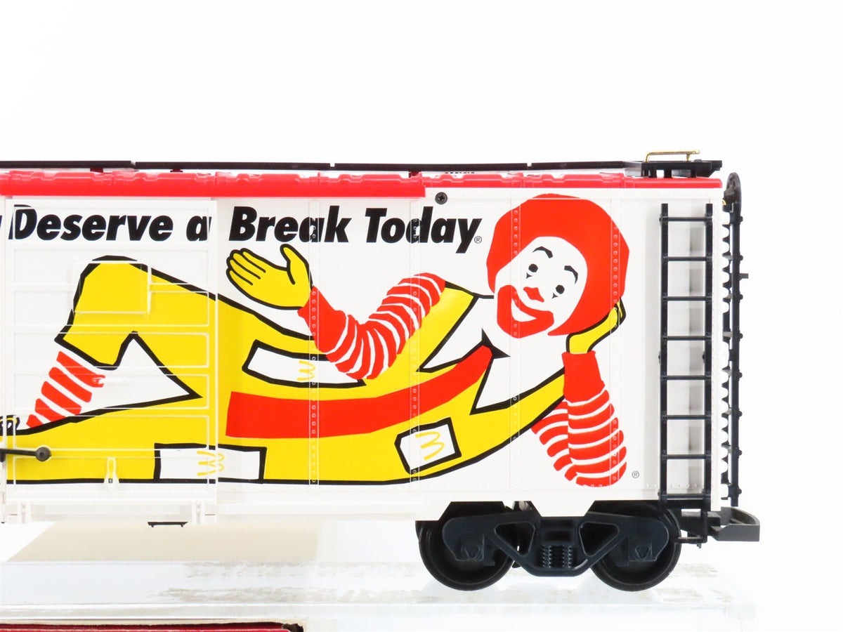 G Scale LGB 44910 McDonald&#39;s &quot;You Deserve a Break Today&quot; Box Car