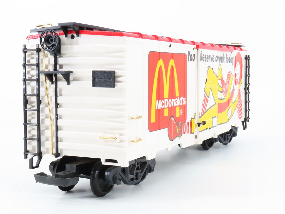 G Scale LGB 44910 McDonald&#39;s &quot;You Deserve a Break Today&quot; Box Car