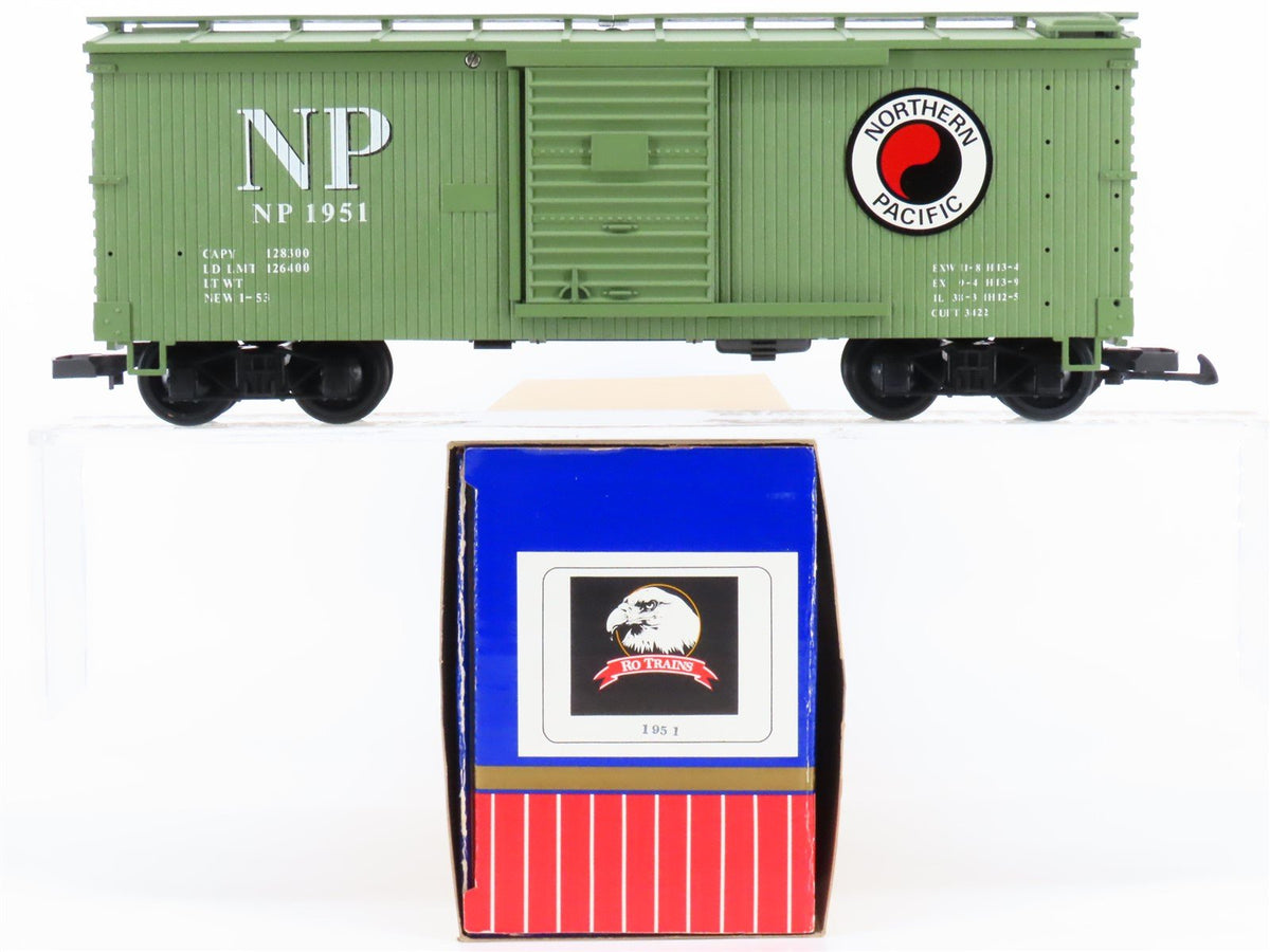 G Scale Ro Trains 1951 NP Northern Pacific Single Door Box Car #1951