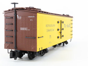 G Scale Bachmann D&RGW Rio Grande Wood Reefer #71