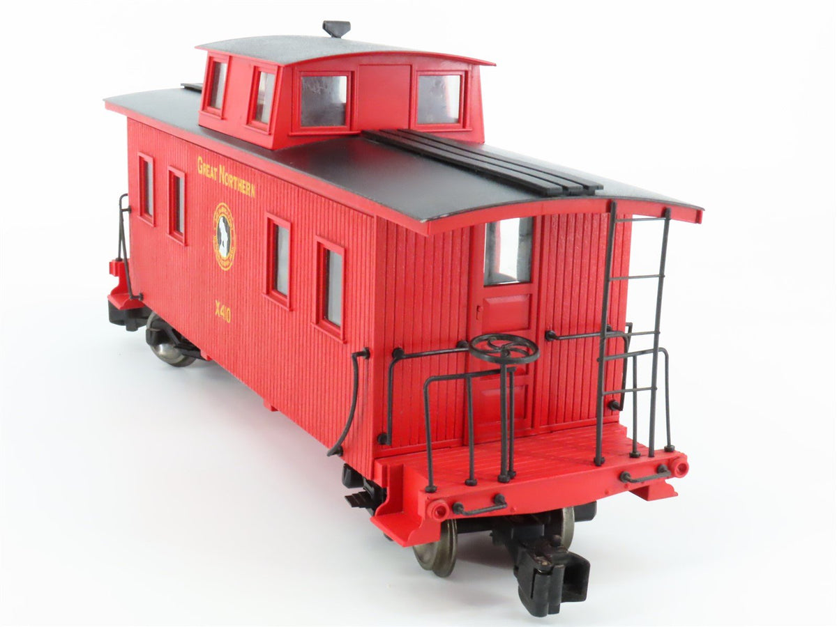 G Scale Bachmann GN Great Northern Center Cupola Wood Caboose #X410