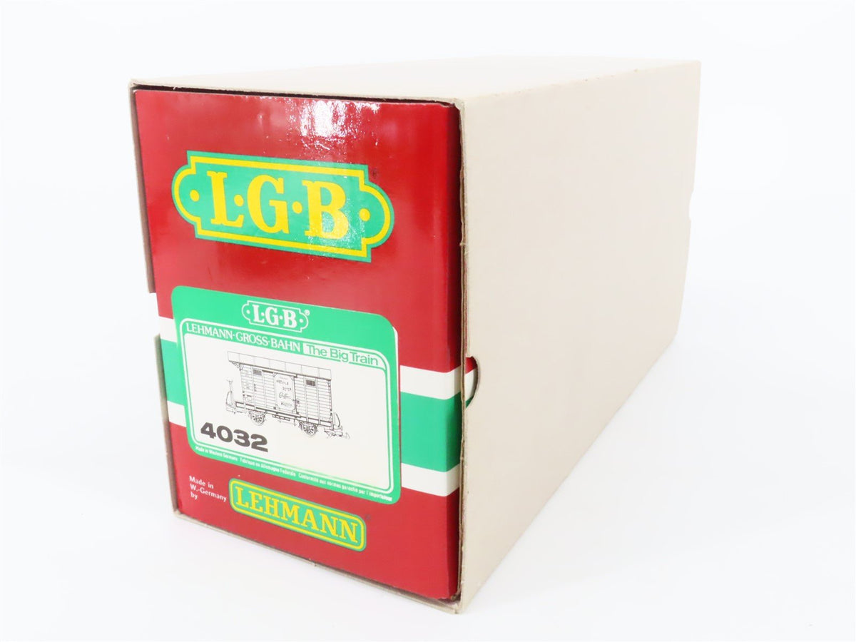 G Scale LGB 4032 BTO Peach State Railway Helen Georgia Box Car #1987