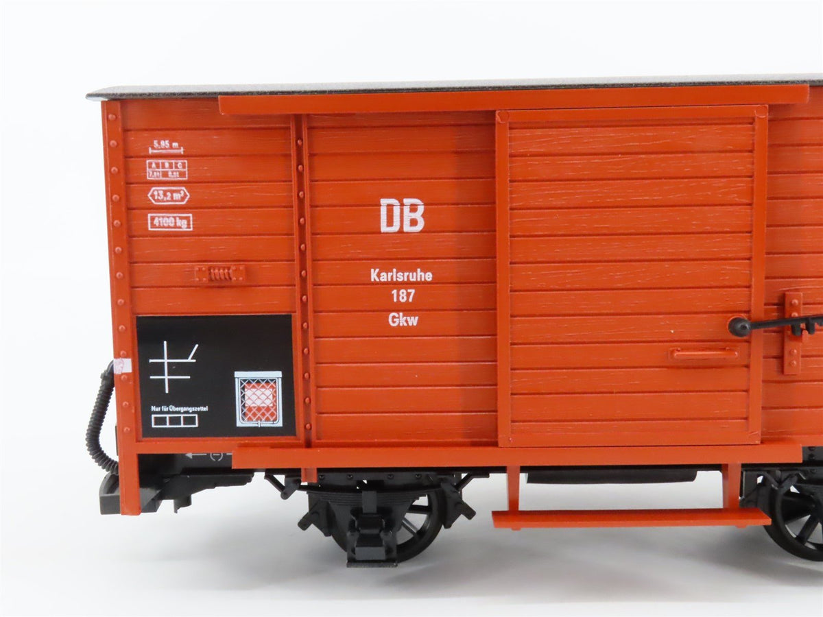 G Scale LGB 4035 DB Deutsche Bahn Guterwagen Box Car #187