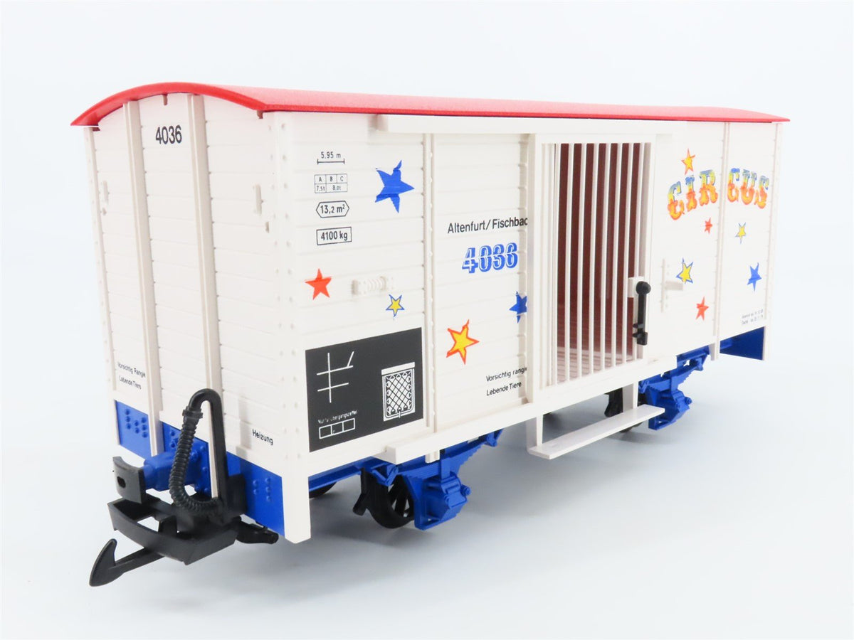 G Scale LGB 4036 Circus Lion Car #4036 w/ Ramp