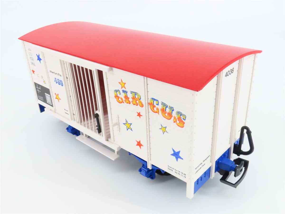 G Scale LGB 4036 Circus Lion Car #4036 w/ Ramp