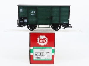 G Scale LGB 41352 Single Door Wooden Box Car #4135S w/ Sound