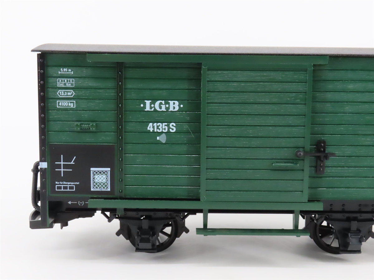 G Scale LGB 41352 Single Door Box Car #4135S w/ Sound