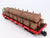 G Scale Bachmann Big Haulers 93502 ATSF Santa Fe Flat Car #1422 w/ Log Load