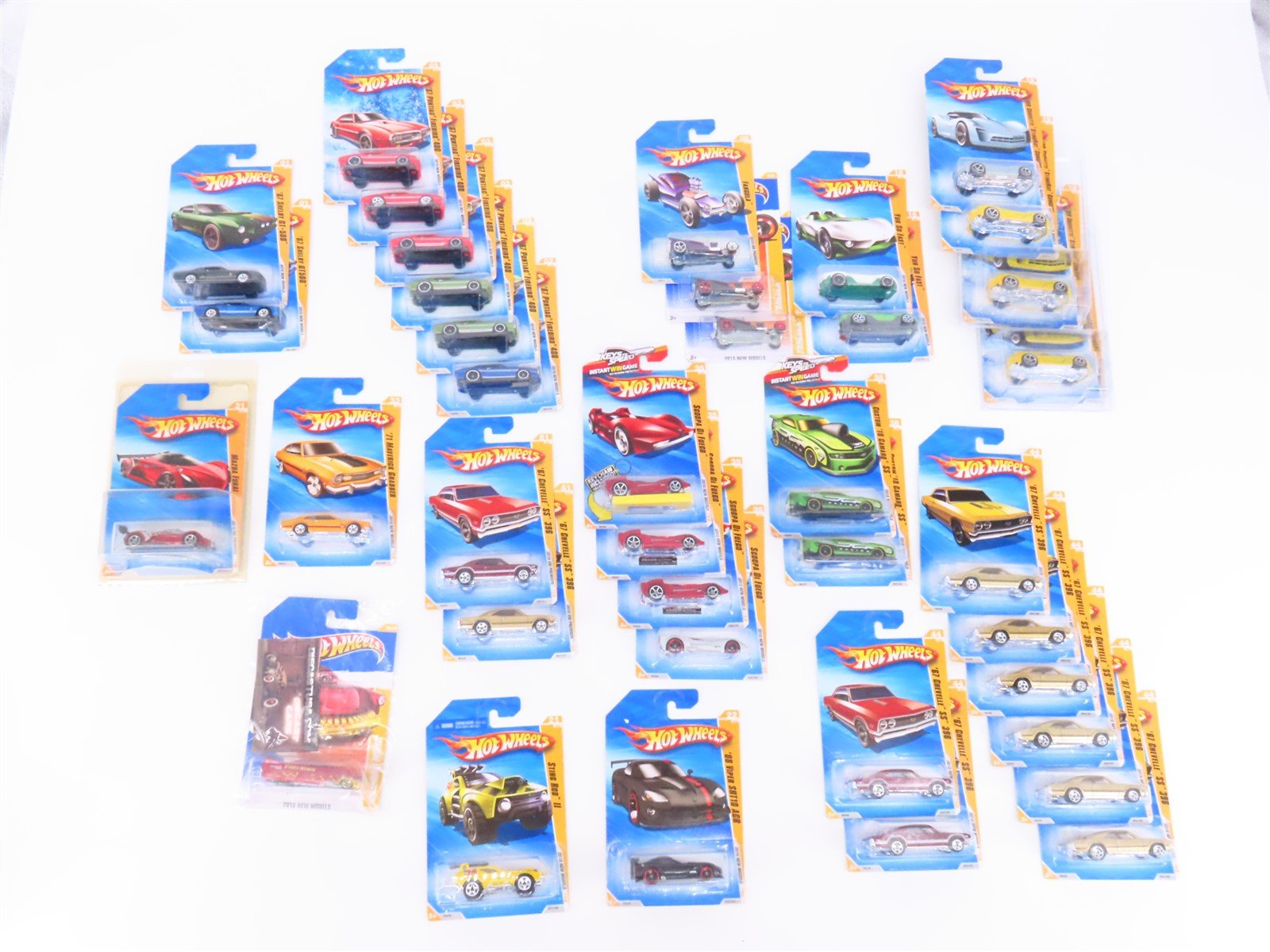 LOT of 38 Hot Wheels 2010 New Models Chevy/Pontiac/Ford Cars