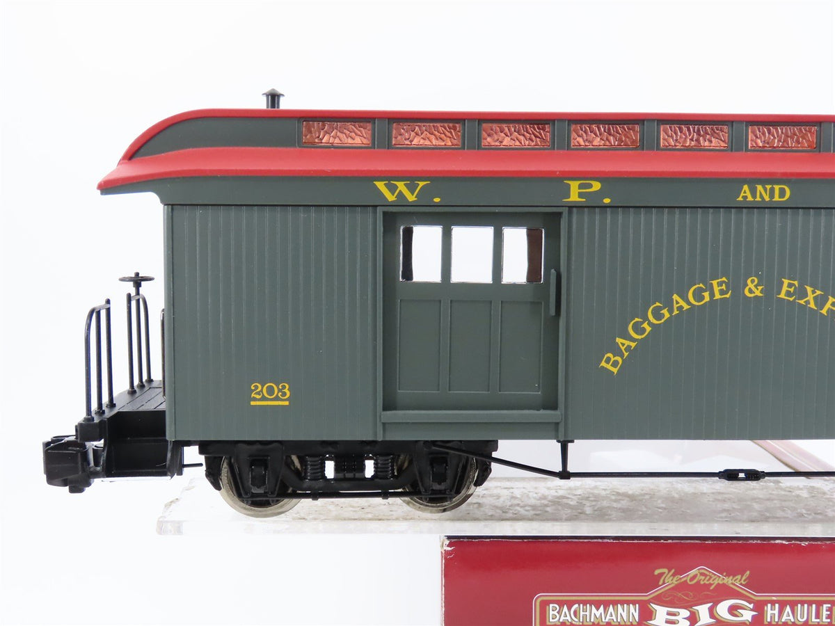 G Scale Bachmann Big Haulers 89393 WP&amp;YR Jackson Sharp Baggage Passenger #203