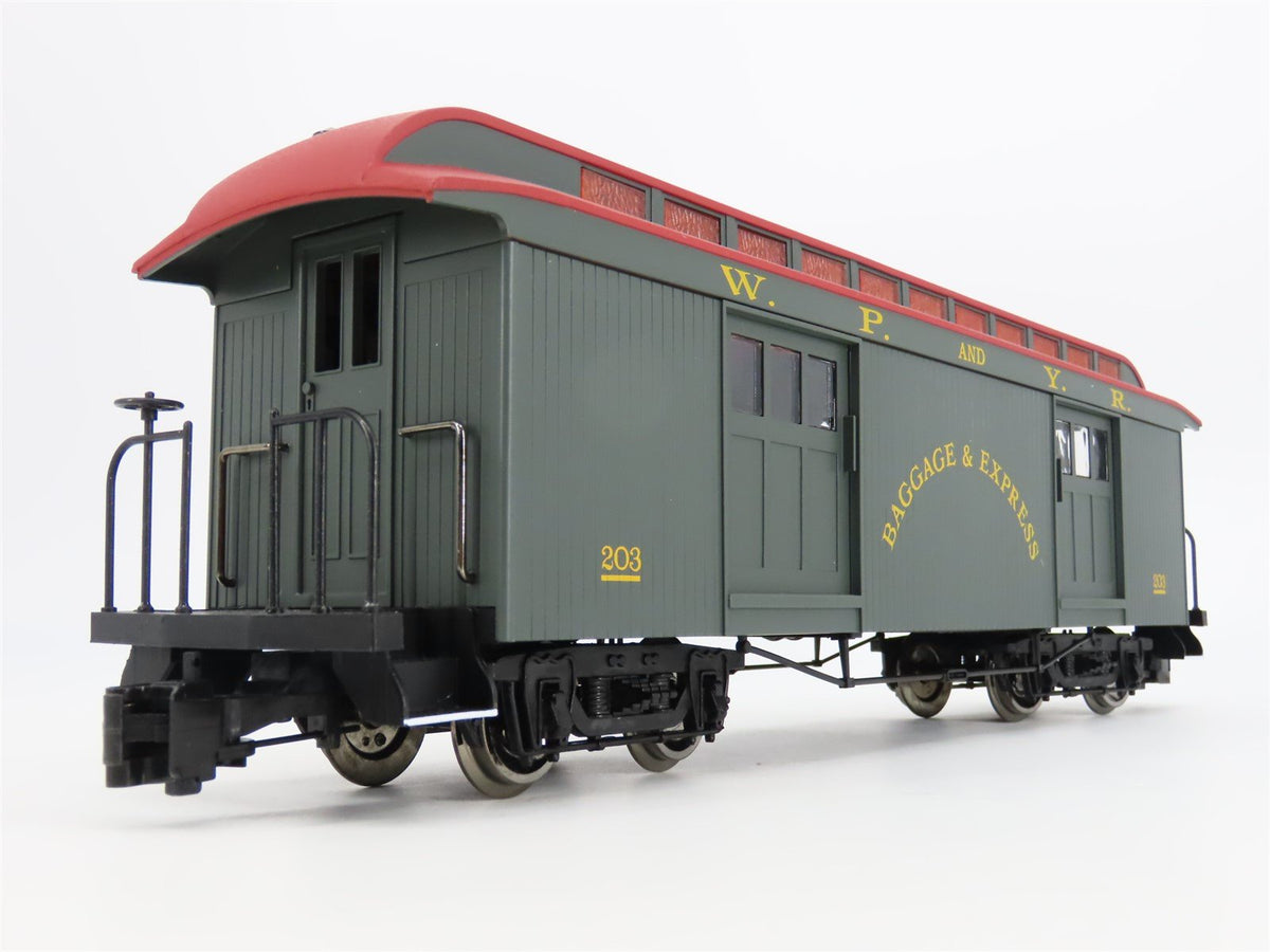 G Scale Bachmann Big Haulers 89393 WP&amp;YR Jackson Sharp Baggage Passenger #203