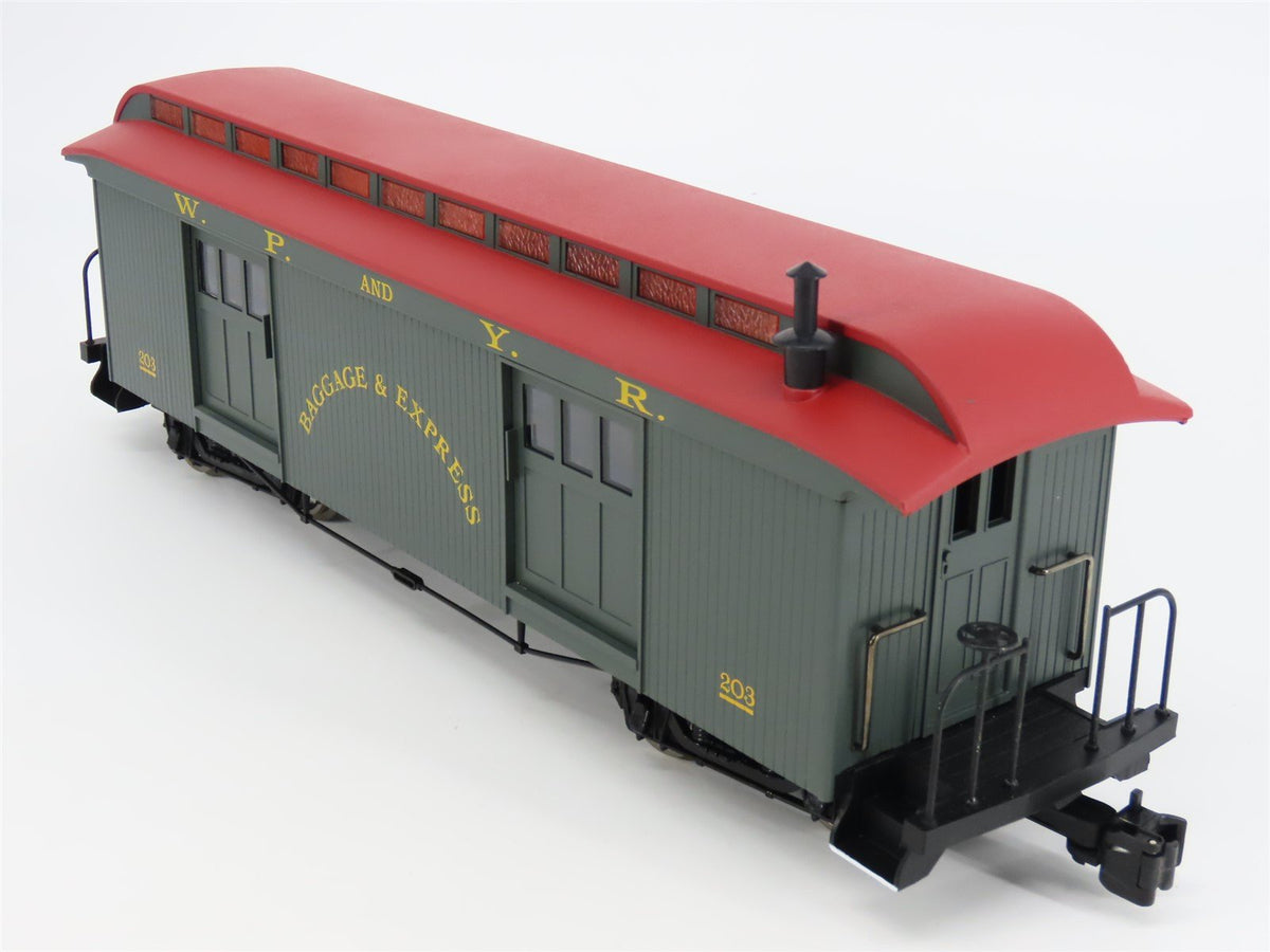 G Scale Bachmann Big Haulers 89393 WP&amp;YR Jackson Sharp Baggage Passenger #203