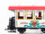 G Scale LGB 3036 Circus Sensation Coach Passenger Car w/ Figure