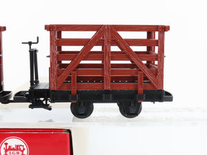 G Scale LGB 40180 Multipurpose Freight Wagons 2-Car Set