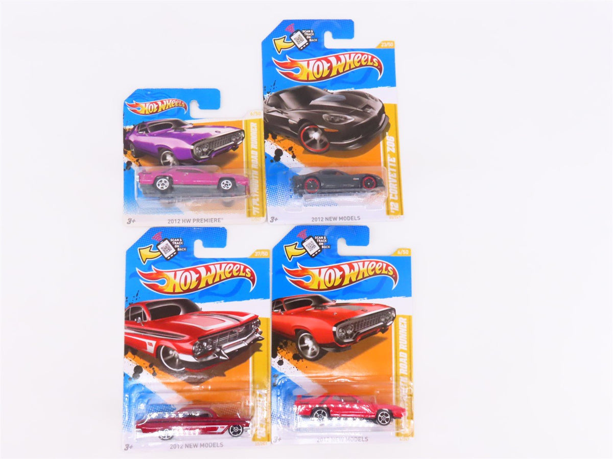 LOT of 34 Hot Wheels 2012 New Models Chevy, Ford, Pontiac Cars