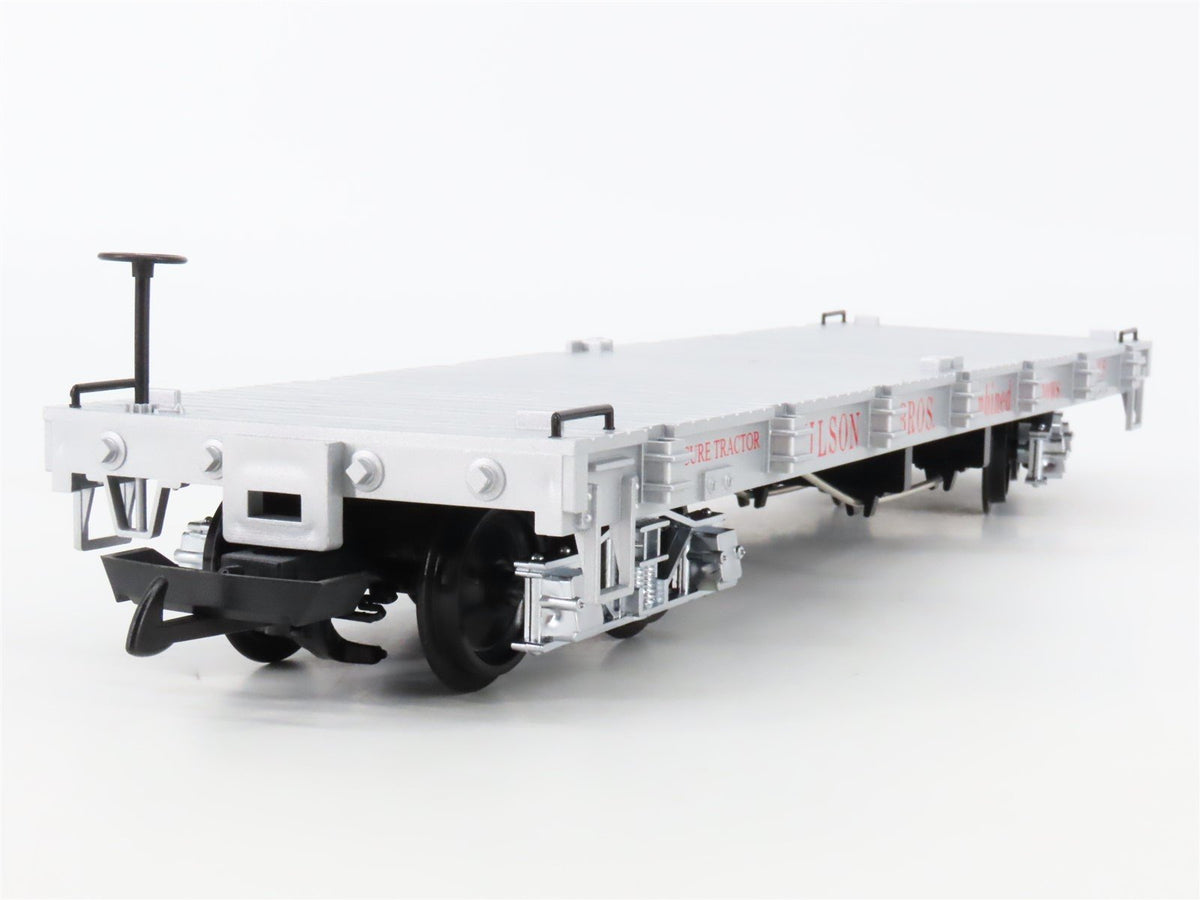 G Scale LGB 4360-DG Wilson Bros. Combined Shows Flat Car #105