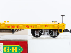 G Scale LGB 4160-DG Wilson Bros. Combined Shows Flat Car #101