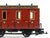 G Scale LGB 30504 Brown 4th Class Compartment Coach Passenger