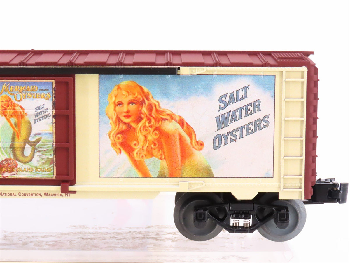 O Gauge 3-Rail Lionel 6-58062 FMPX TCA Mermaid Oysters Single Door Box Car #2018