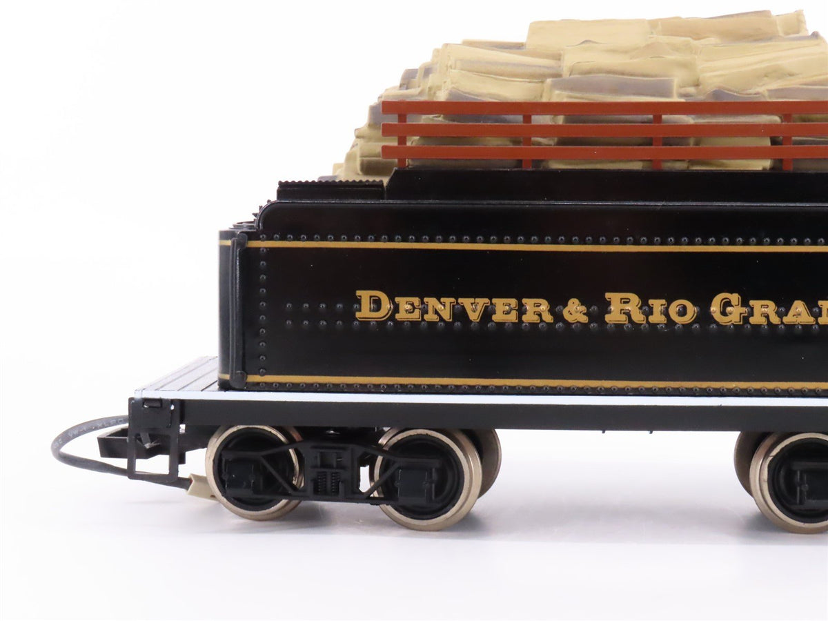 G Scale Bachman Plus Big Haulers 31499 D&amp;RGW Rio Grande 4-6-0 Steam #12 w/ Sound