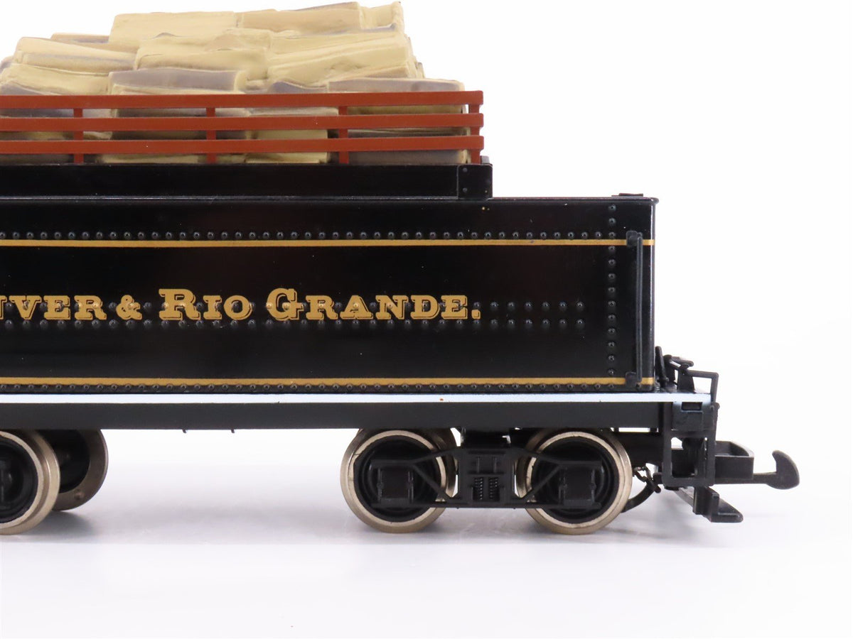 G Scale Bachman Plus Big Haulers 31499 D&amp;RGW Rio Grande 4-6-0 Steam #12 w/ Sound