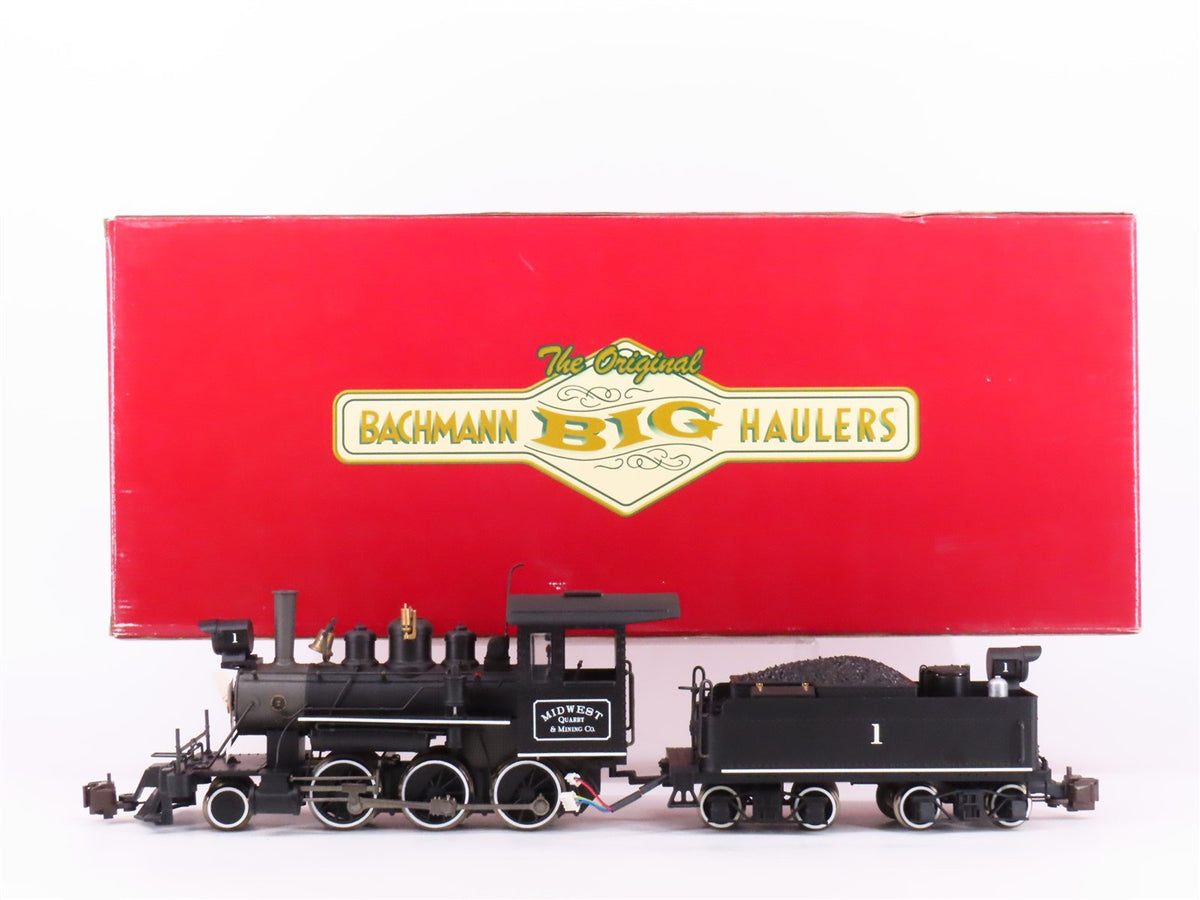 G Bachmann Big Haulers 81696 Midwest Quarry &amp; Mining 2-6-0 Mogul Steam w/ Sound