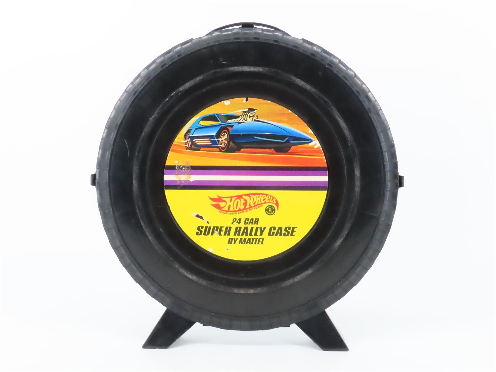 LOT of 2 1968 Hot Wheels Super Rally Case Holders by Mattel