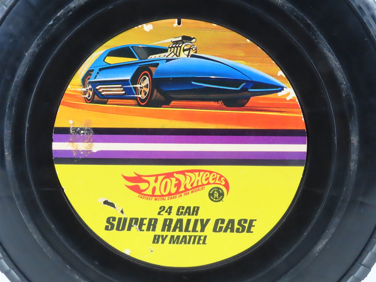 LOT of 2 1968 Hot Wheels Super Rally Case Holders by Mattel