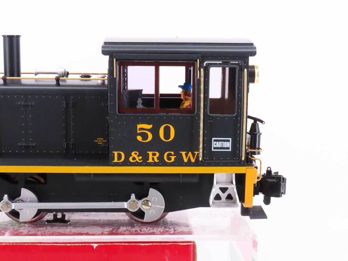 G Scale LGB 2063 D&amp;RGW Rio Grande 30-Ton Davenport Diesel Switcher #50