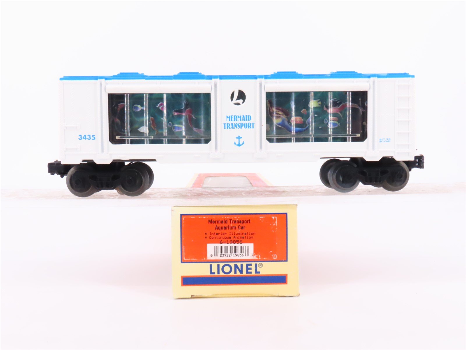 O Gauge 3-Rail Lionel 6-19856 Mermaid Transport Aquarium Box Car #3435