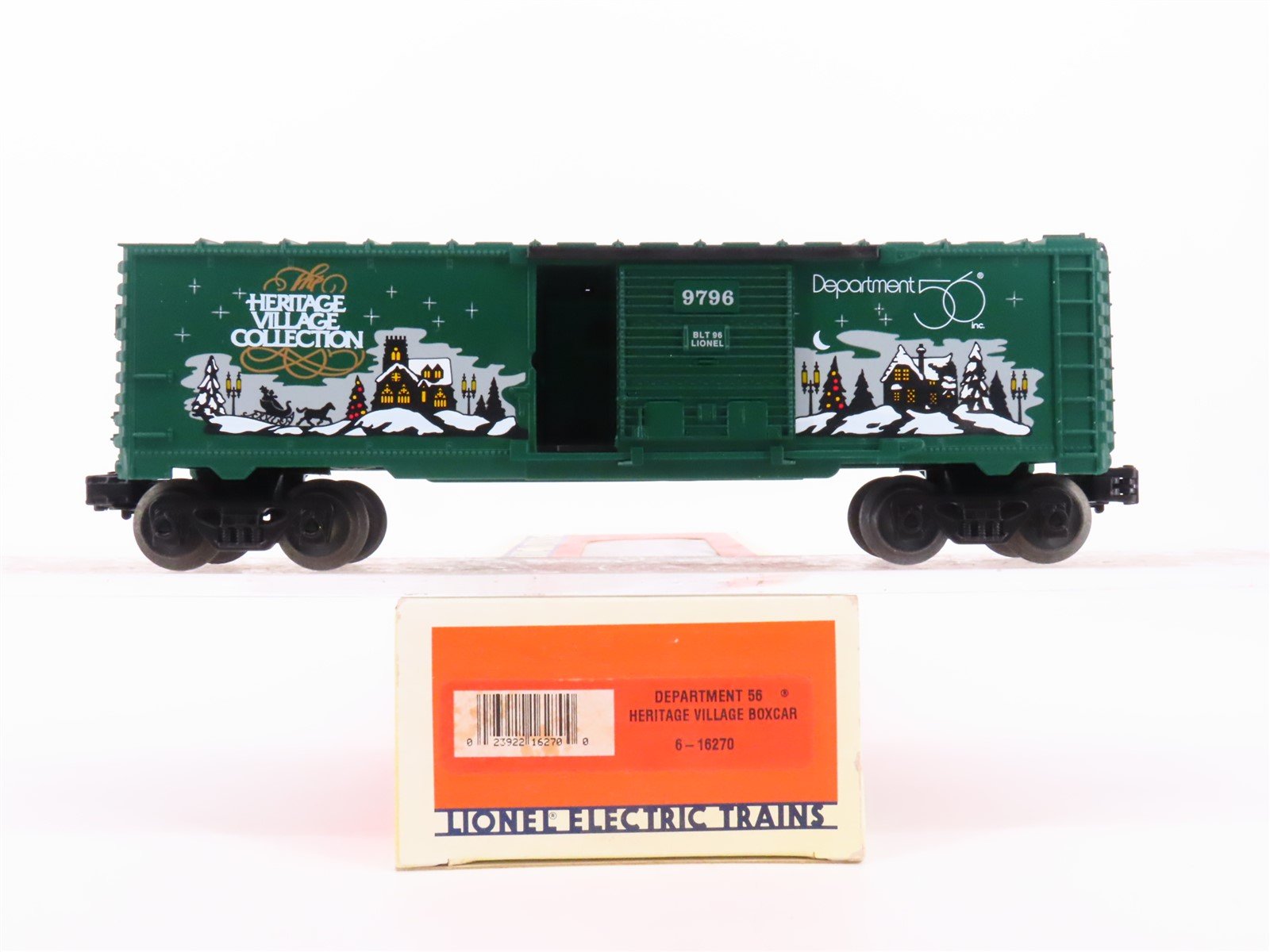 O Gauge 3-Rail Lionel 6-16270 Heritage Village Department 56 Box Car #9796