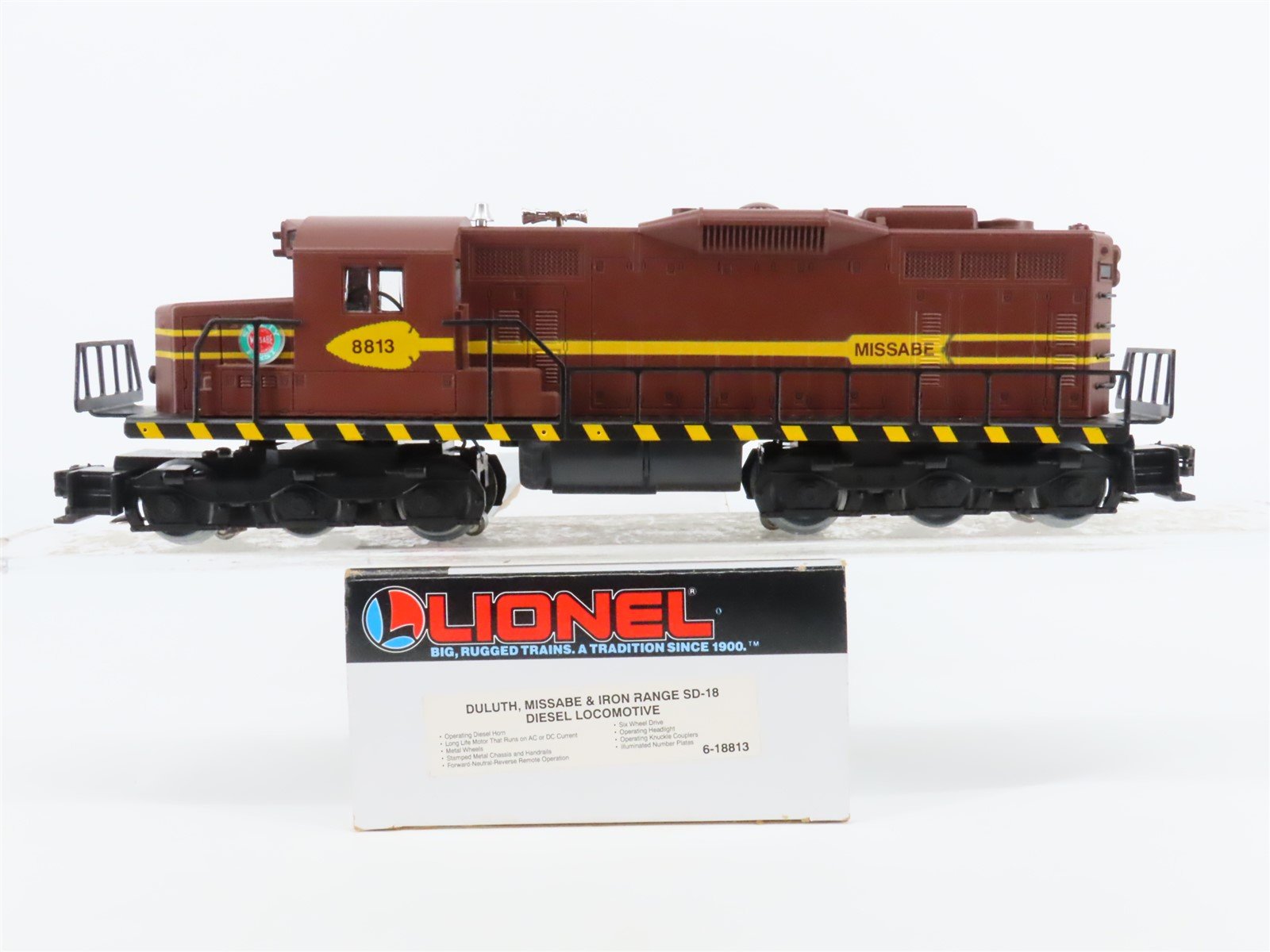 O Gauge 3-Rail Lionel 6-18813 DMIR Railway SD18 Diesel Locomotive #8813