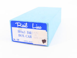 HOn3 Scale Rail Line Kit #130 D&RGW Rio Grande Railroad Single Door Box Car