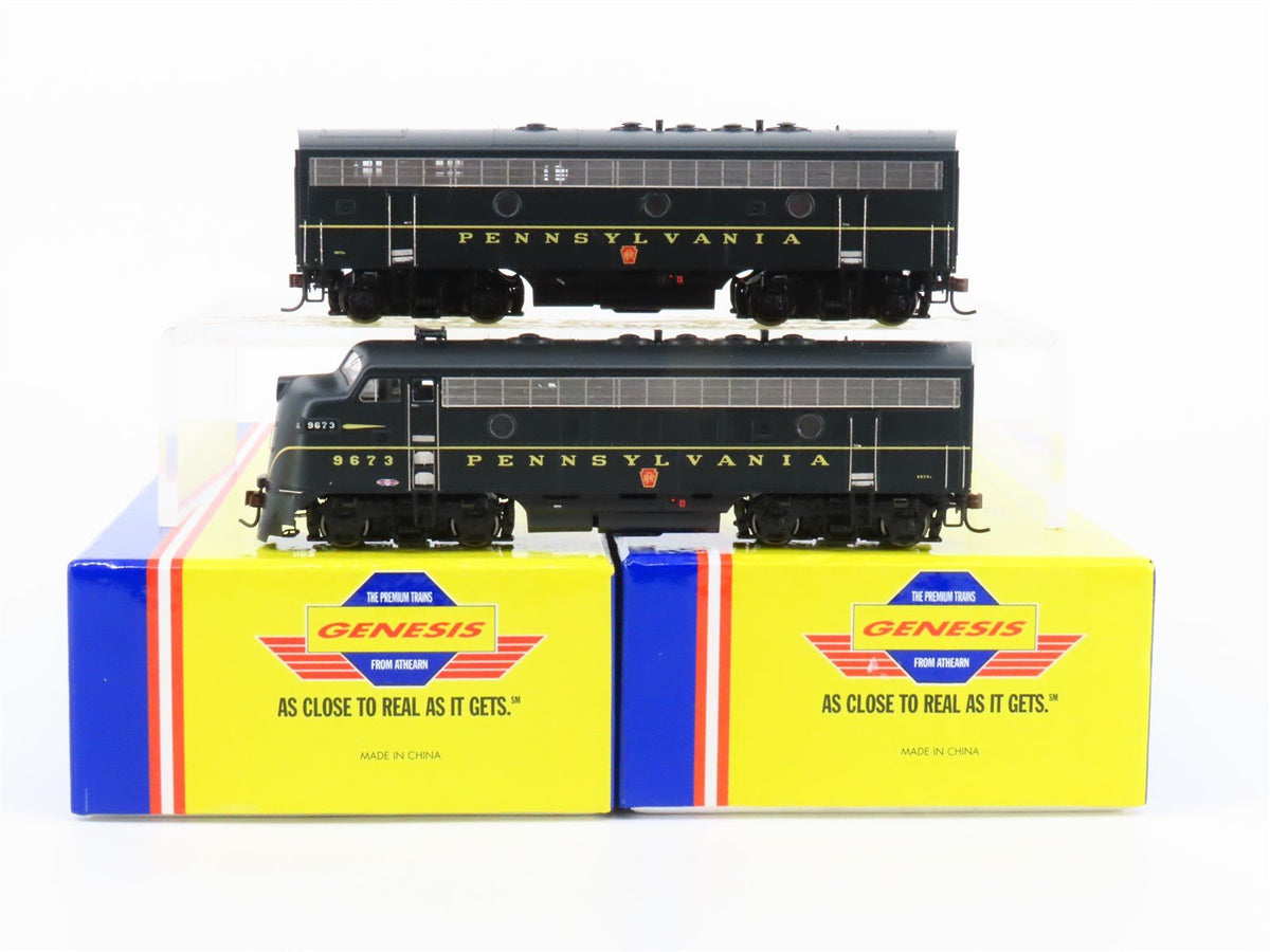 HO Athearn Genesis G15016 PRR Pennsylvania EMD F7A/B Diesel Set w/ DCC &amp; Sound