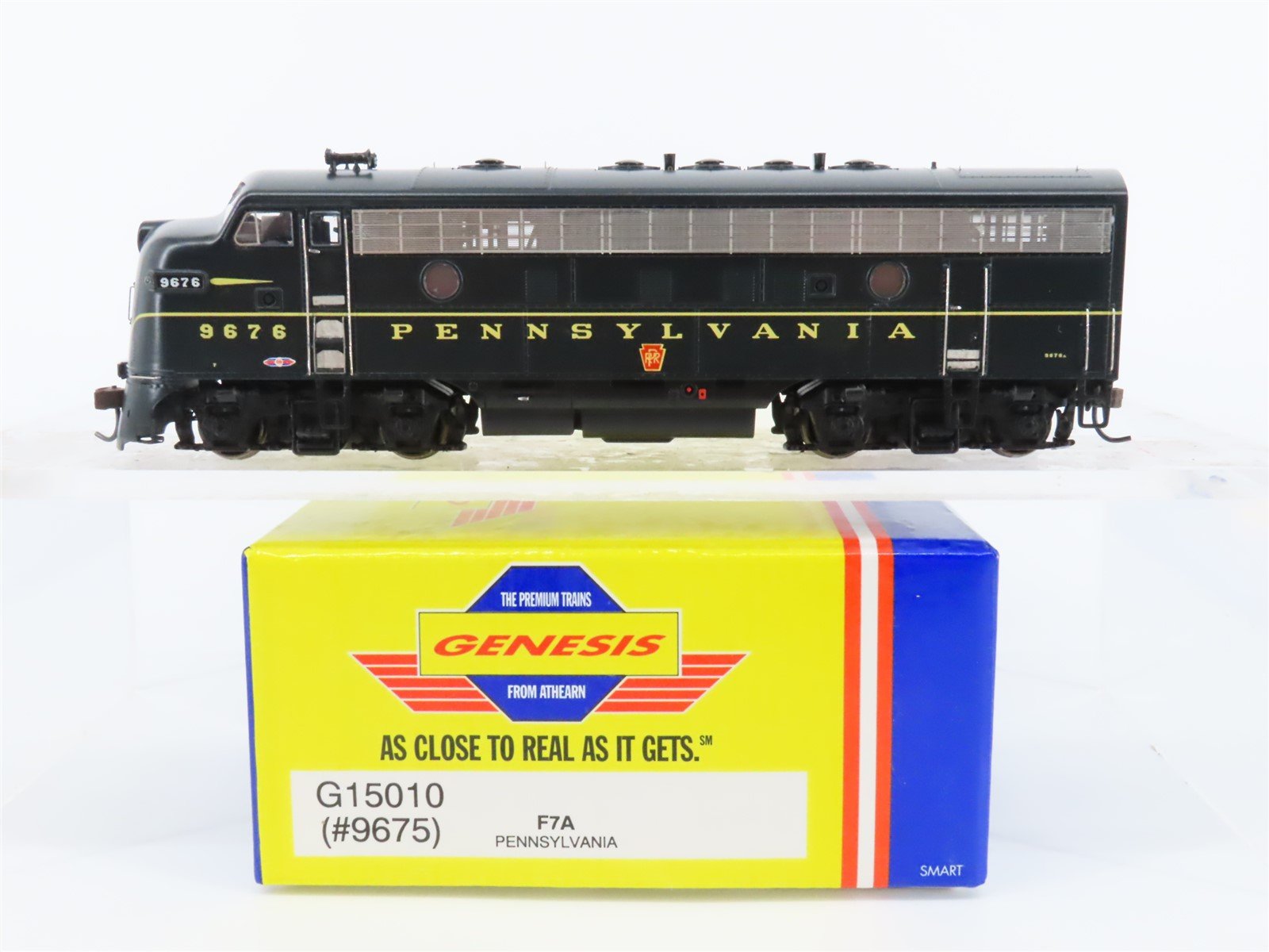 HO Scale Athearn Genesis G15010 PRR Pennsylvania F7A Diesel Locomotive #9676