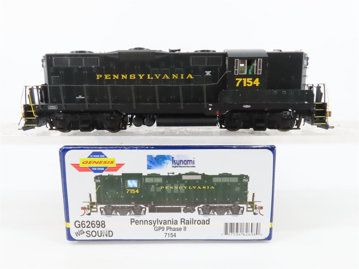 HO Scale Athearn Genesis G62698 PRR Pennsylvania GP9 Diesel Loco #7154 wDCC