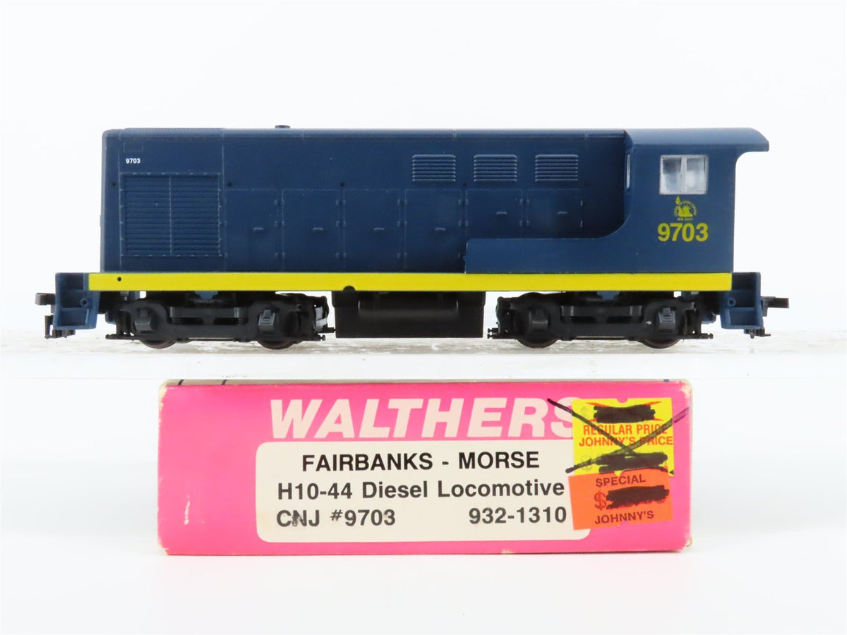 HO Scale Walthers 932-1310 CNJ Jersey Central H10-44 Diesel Locomotive #9703