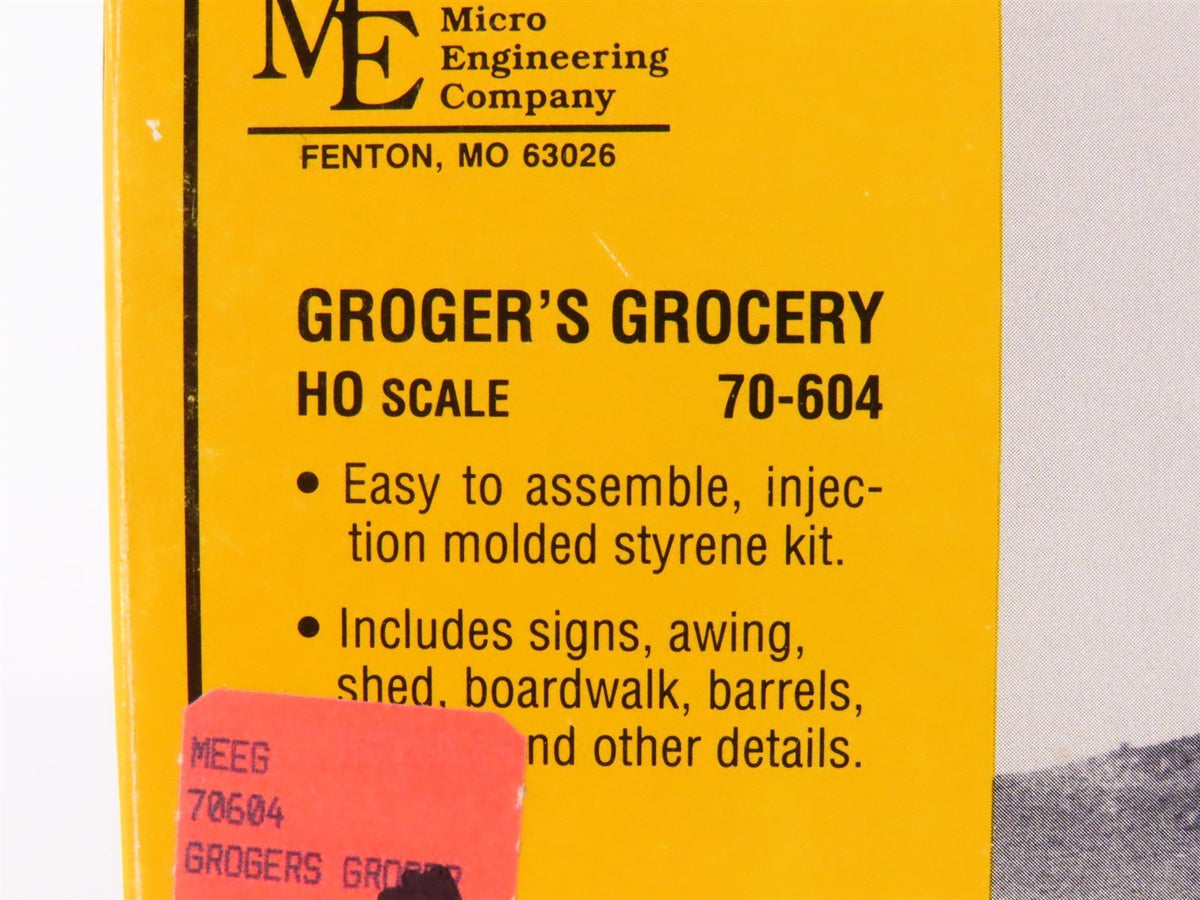 HO 1/87 Scale Micro Engineering Company Kit #70-604 Groger&#39;s Grocery