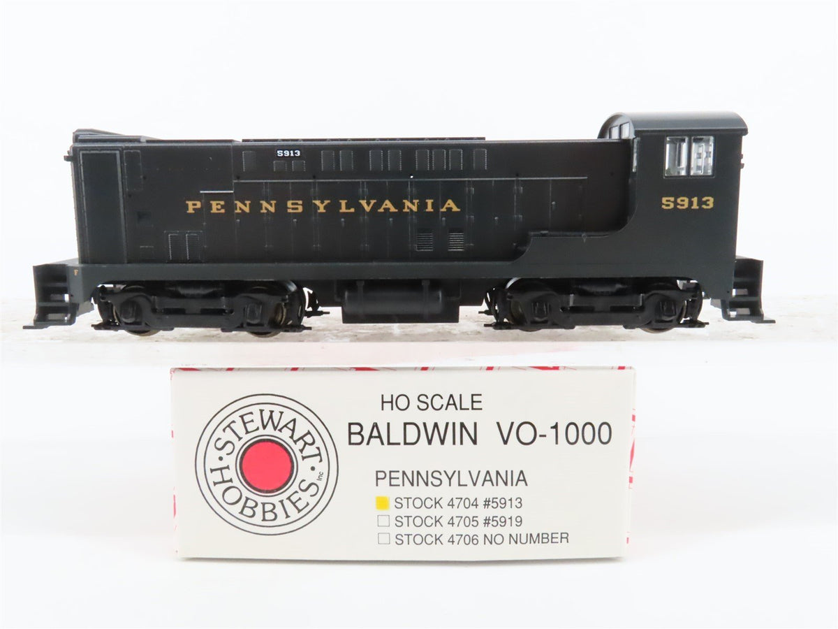 HO Scale Stewart 4704 PRR Pennsylvania Baldwin VO-1000 Diesel Locomotive #5913