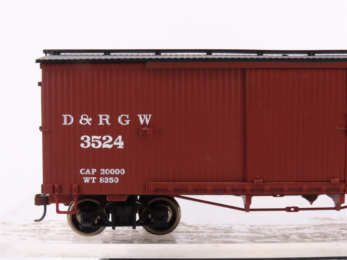 On30 Scale Bachmann Spectrum 27018 D&amp;RGW Rio Grande Single Door Box Car #3524