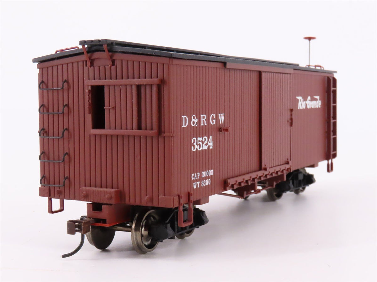 On30 Scale Bachmann Spectrum 27018 D&amp;RGW Rio Grande Single Door Box Car #3524